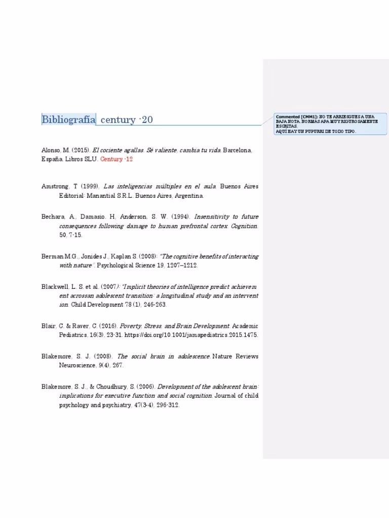 ¿Cómo sacar la bibliografía con normas APA?