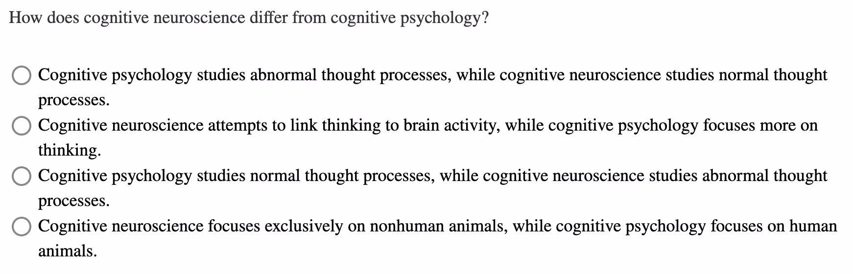 Does Uchicago have Cognitive Science?
