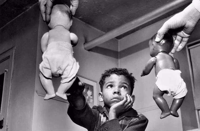 What was Kenneth and Mamie Clark's famous doll study of the 1950s?