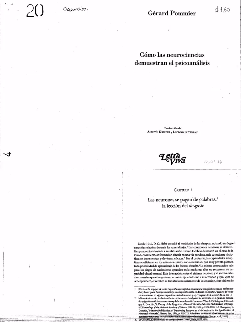¿Dos puntos de encuentro entre las neurociencias y el psicoanálisis son?