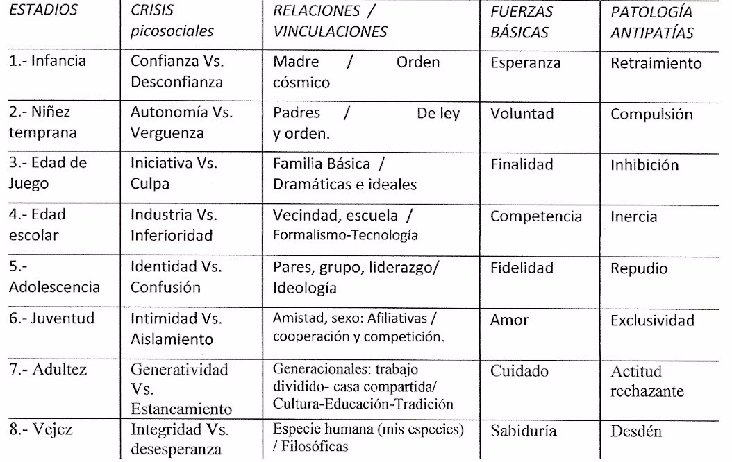 ¿Por qué es importante la teoría de Erikson?