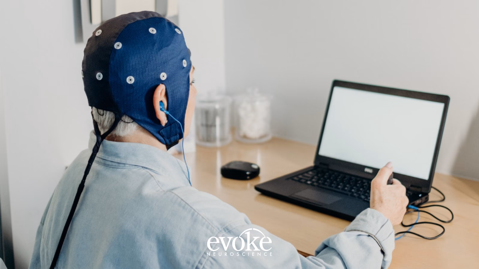 Who is the CEO of Evoke neuroscience?
