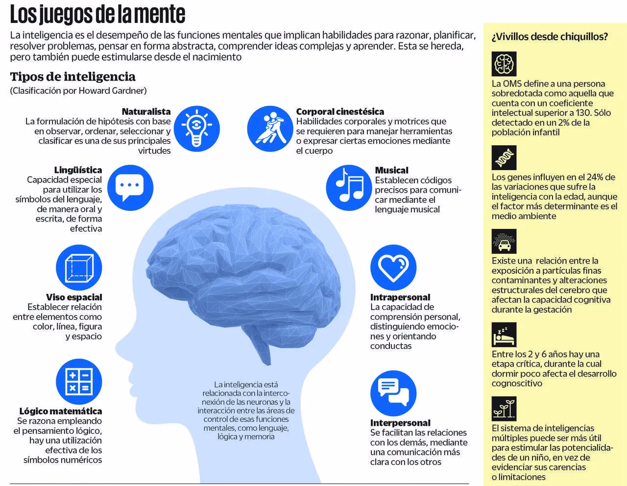 ¿Cuáles son los factores que afectan la inteligencia?