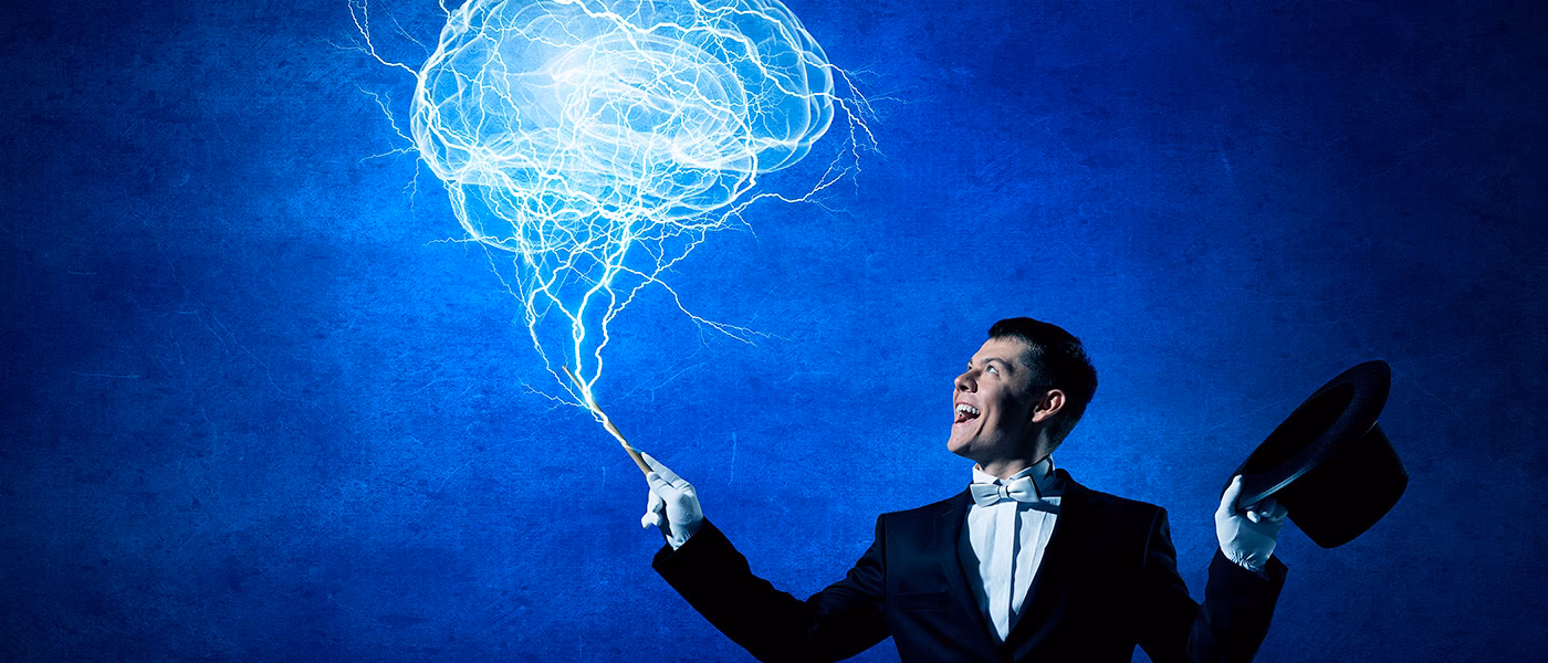 ¿Cuál es la idea central de la magia y el cerebro?
