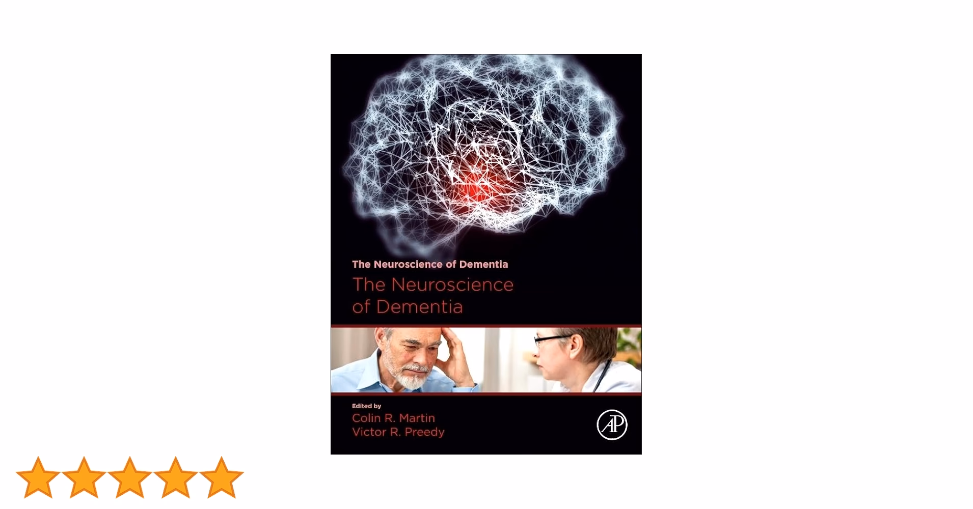 What is the 2 finger test in dementia?