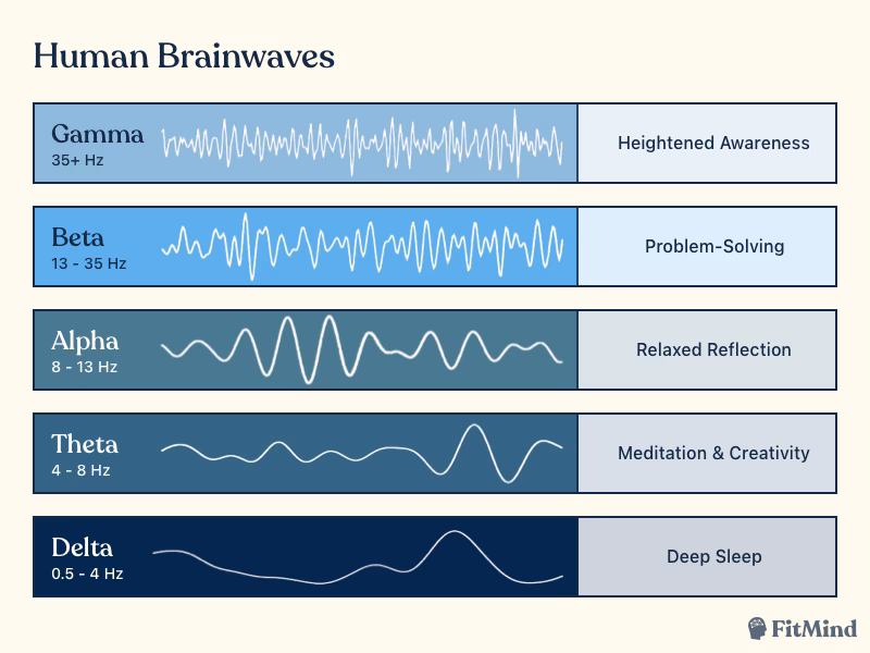 What brain waves do ADHD people lack?