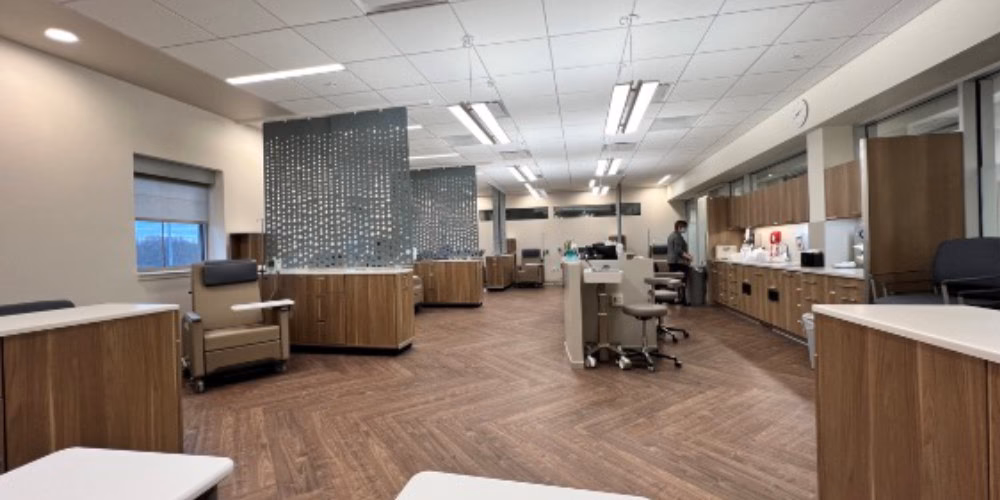 What is the purpose of an infusion center?