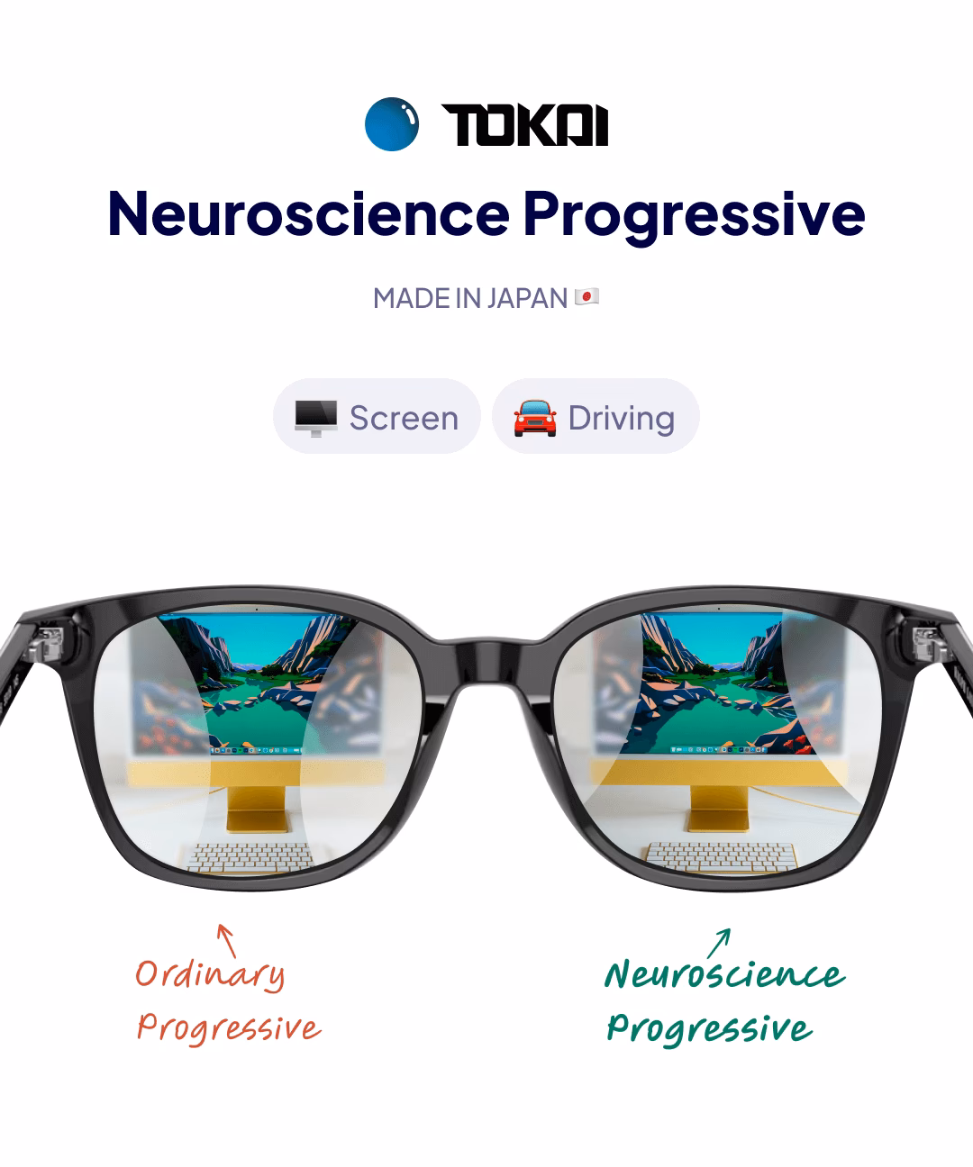 What is the downside of progressive lenses?