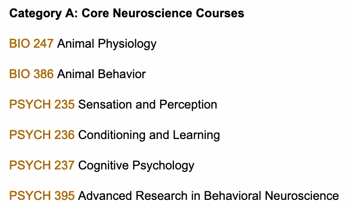 What is a concentration at St. Olaf?