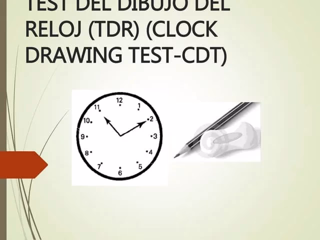 ¿Por qué los psicologos te hacen dibujar un reloj?