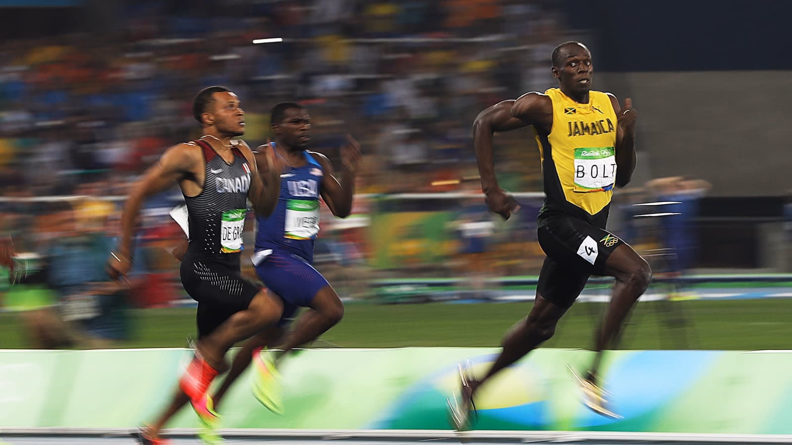 What is Usain Bolt's abnormality?