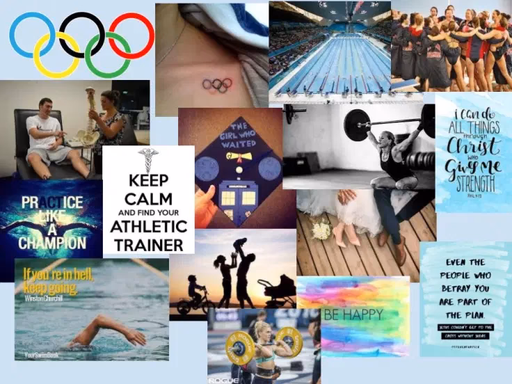 What is the psychological law behind the effectiveness of vision boards?